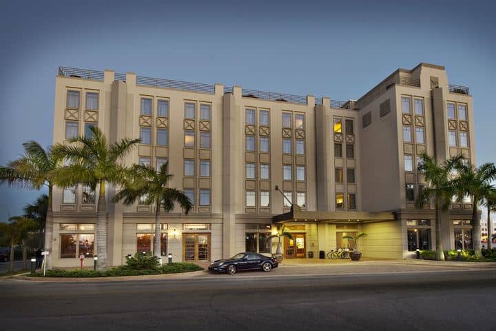 Front of property - evening/night